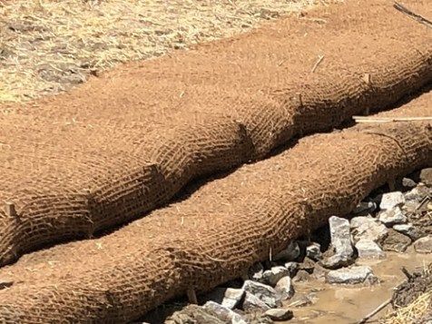 jaring sabut kelapa untuk lereng