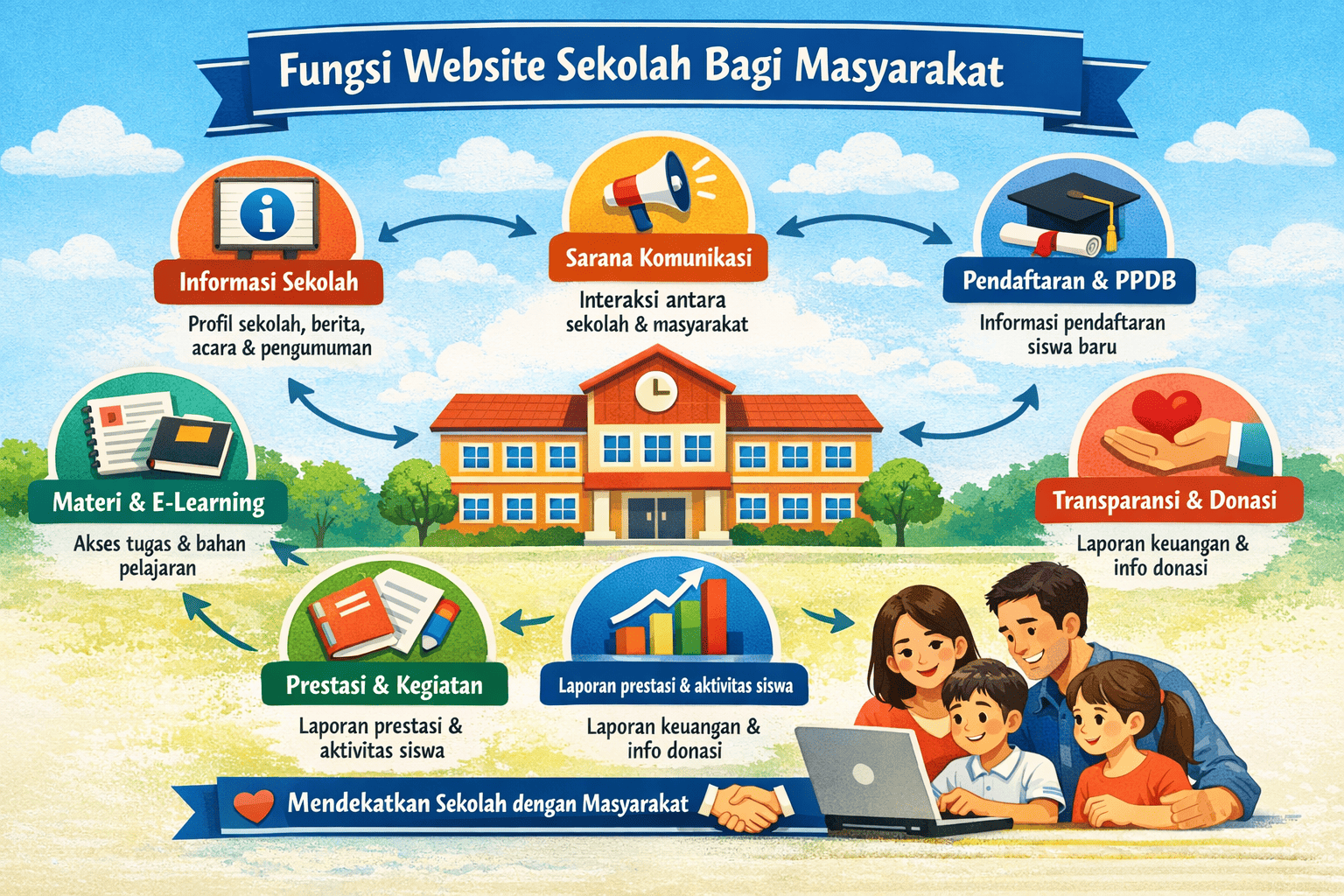 fungsi website sekolah bagi masyarakat