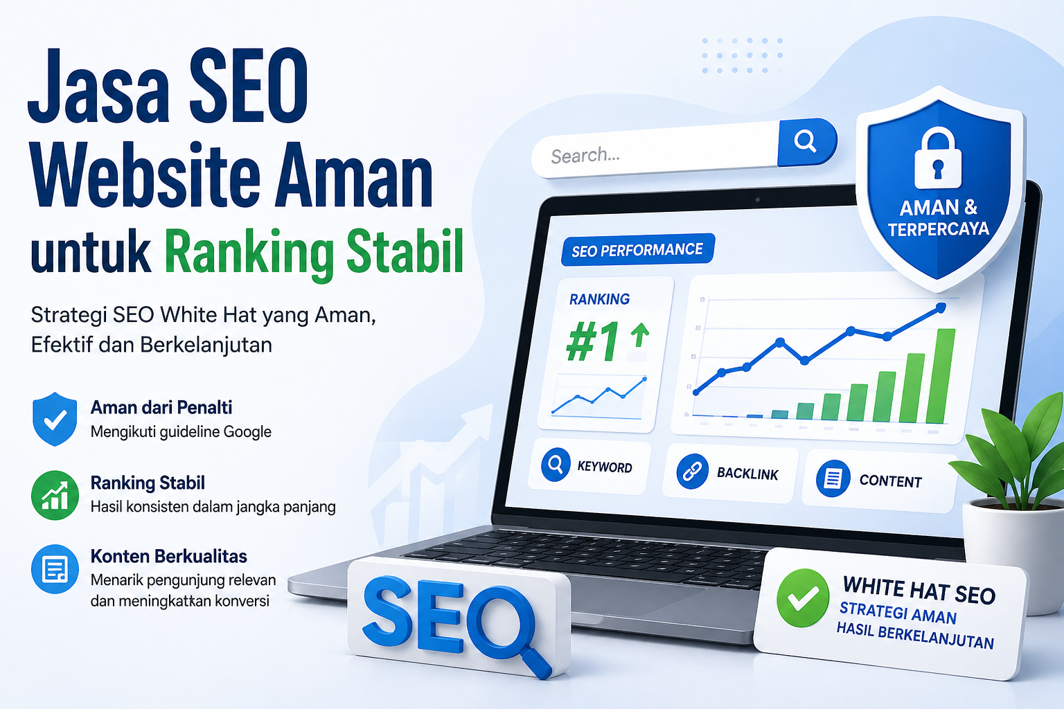 Jasa SEO Website Aman untuk Ranking Stabil post thumbnail image