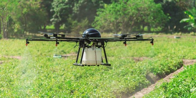 drone sprayer pertanian presisi