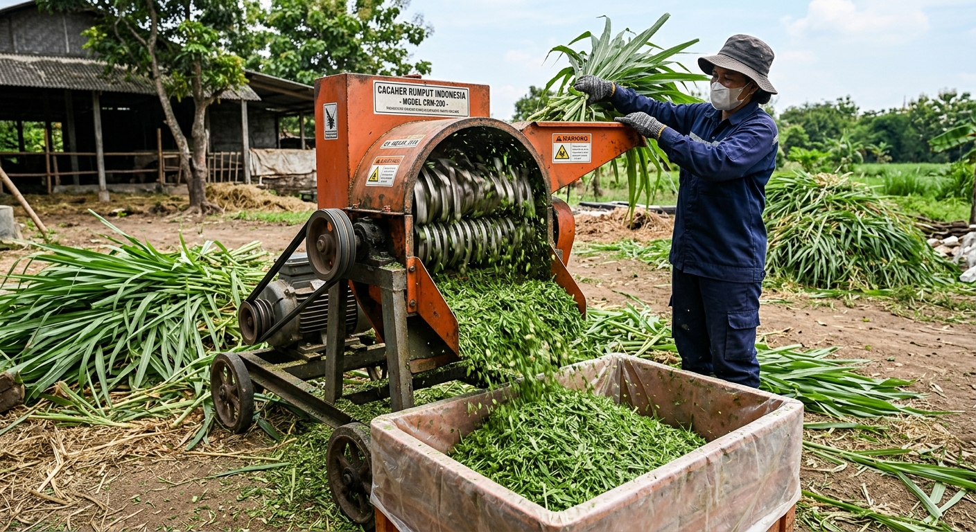 kegunaan pencacah rumput ternak